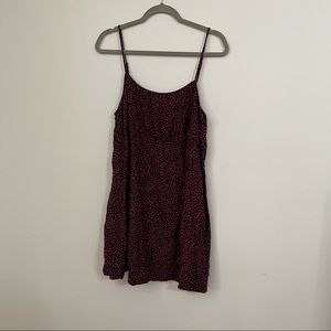 Wild Fable Black Floral Spaghetti Strap Slip Dress Size XL